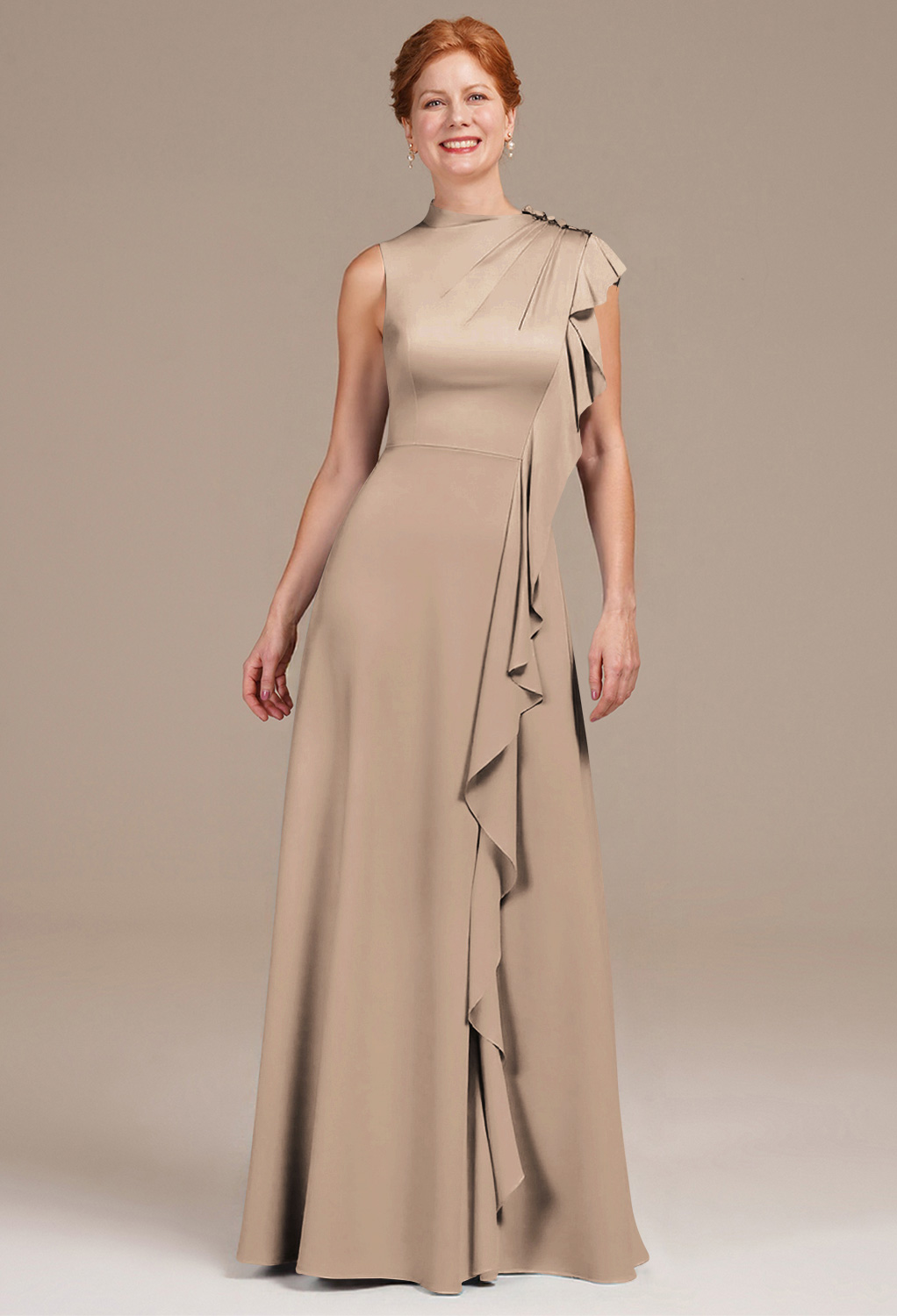 AW Aston Taupe  Mother of the Bride Dresses